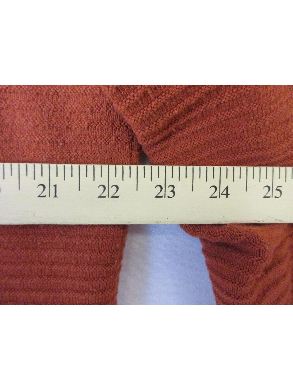 French Connection Womens Pullover Turtleneck Sweater Long Sleeve Size M Orange - Picture 2 of 6